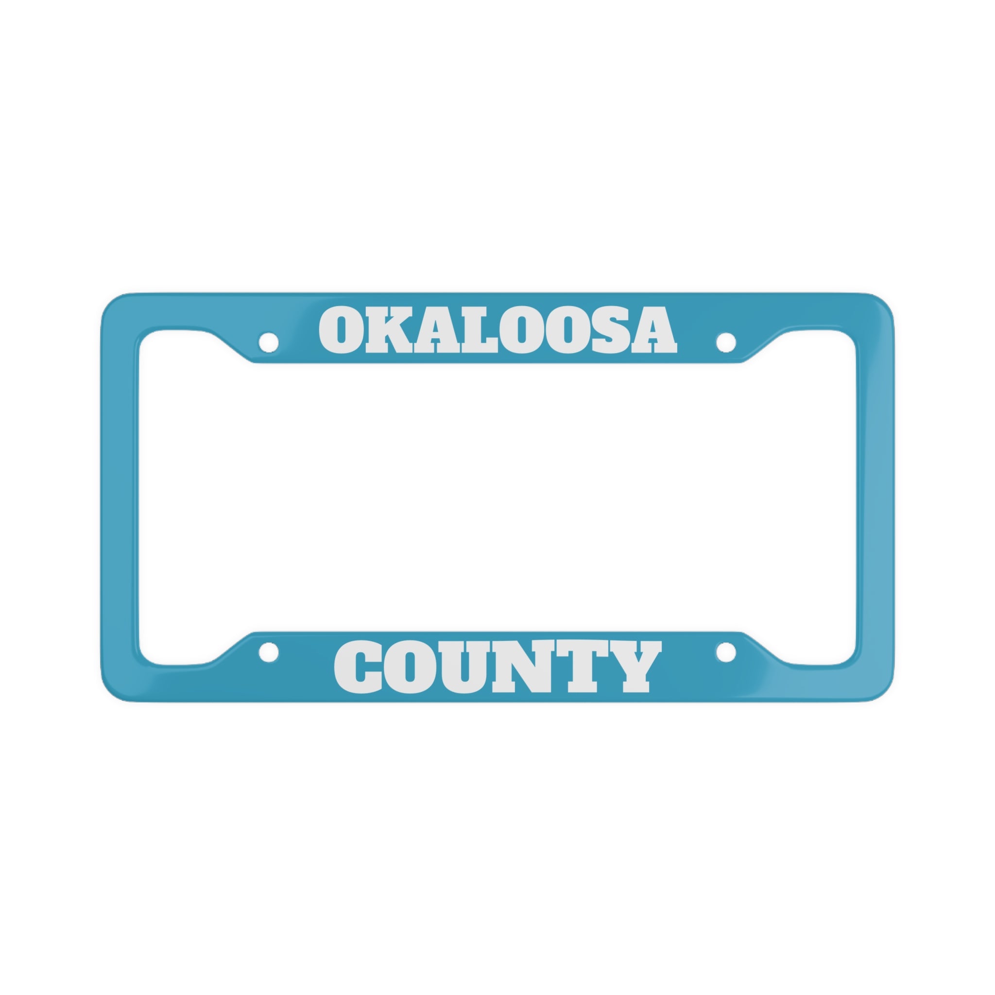 Okaloosa County: License Plate Frame