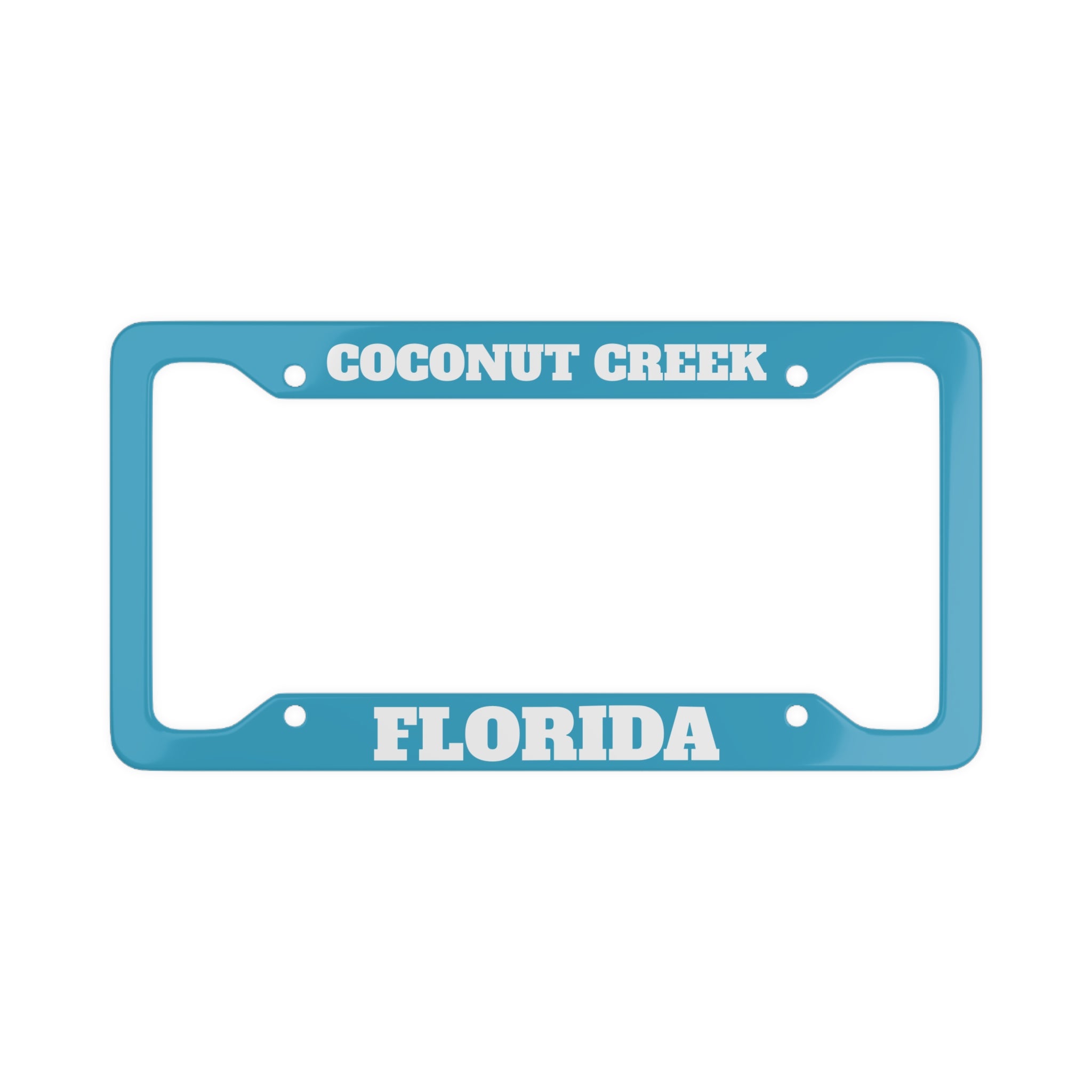 Coconut Creek Florida: License Plate Frame